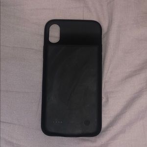 New IPhone X charging case in black